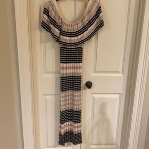 Free people body hugging midi dress